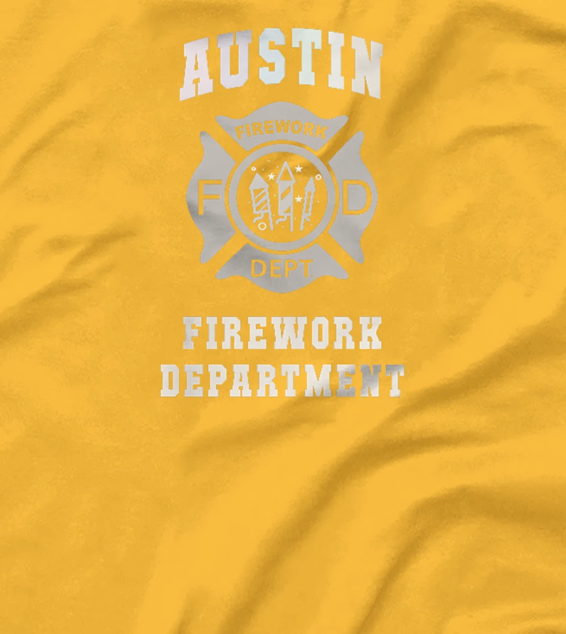 Funny AUSTIN FIREWORK DEPT Texas Proud Pyro Safety Director Premium T-Shirt