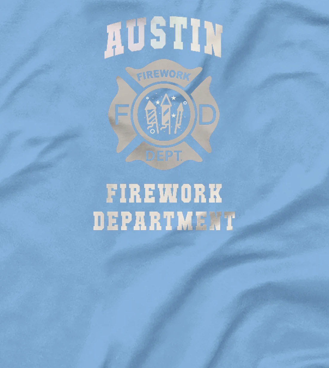 Funny AUSTIN FIREWORK DEPT Texas Proud Pyro Safety Director Premium T-Shirt