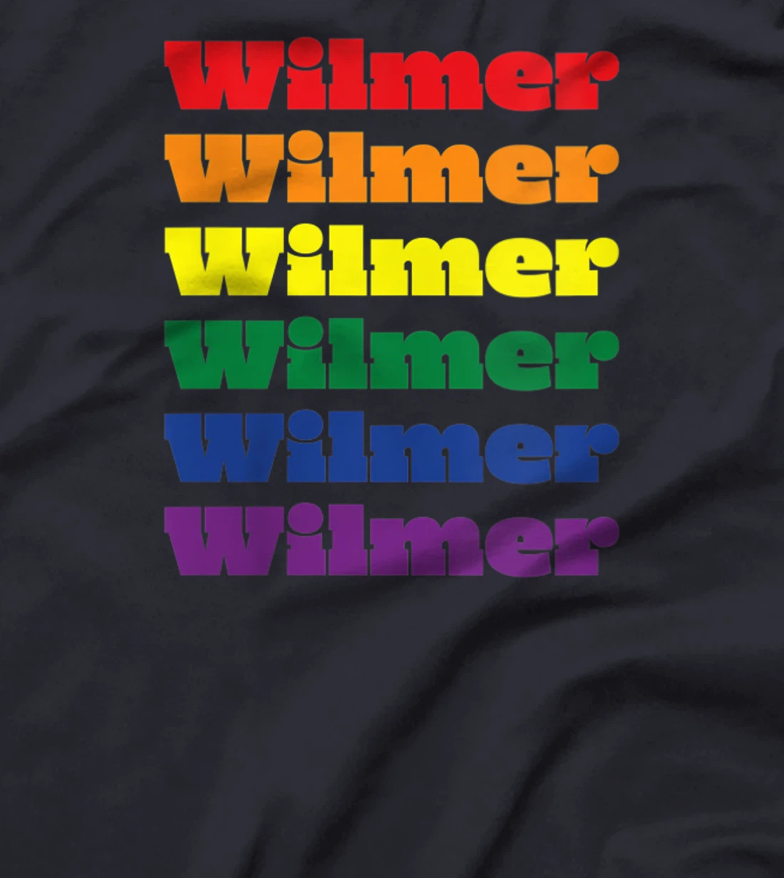Womens Wilmer Texas LGBTQ Gay Pride Month Rainbow Solidarity T-Shirt