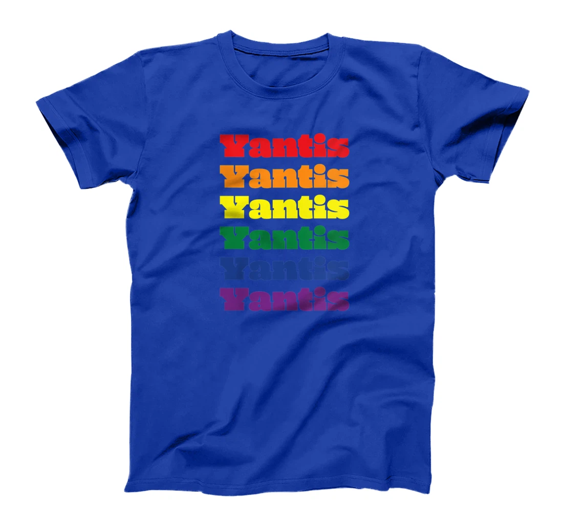 Womens Yantis Texas LGBTQ Gay Pride Month Rainbow Solidarity T-Shirt