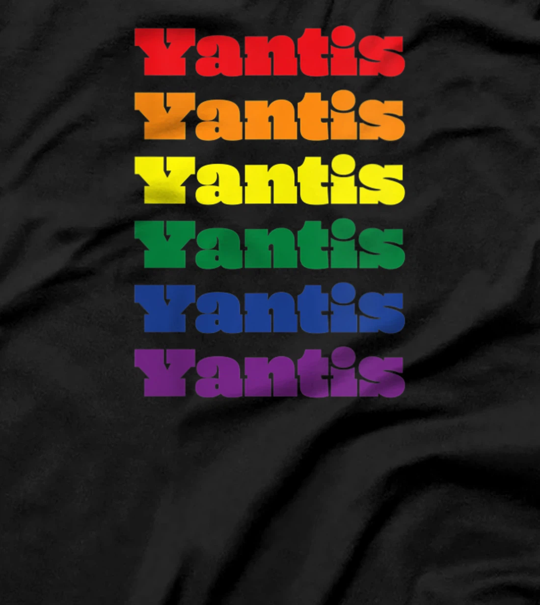 Womens Yantis Texas LGBTQ Gay Pride Month Rainbow Solidarity T-Shirt