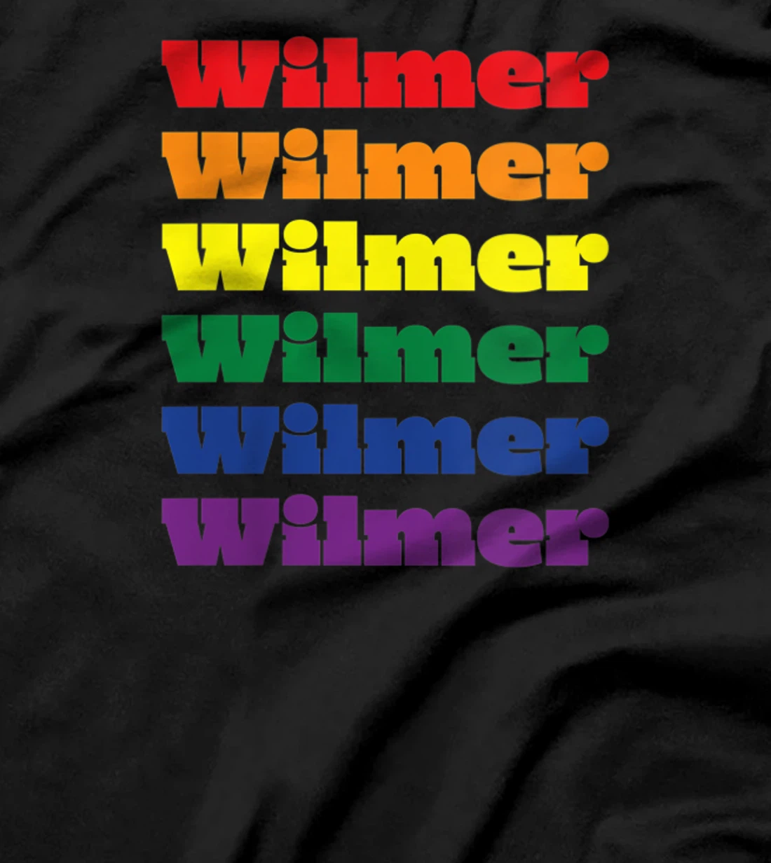 Womens Wilmer Texas LGBTQ Gay Pride Month Rainbow Solidarity T-Shirt