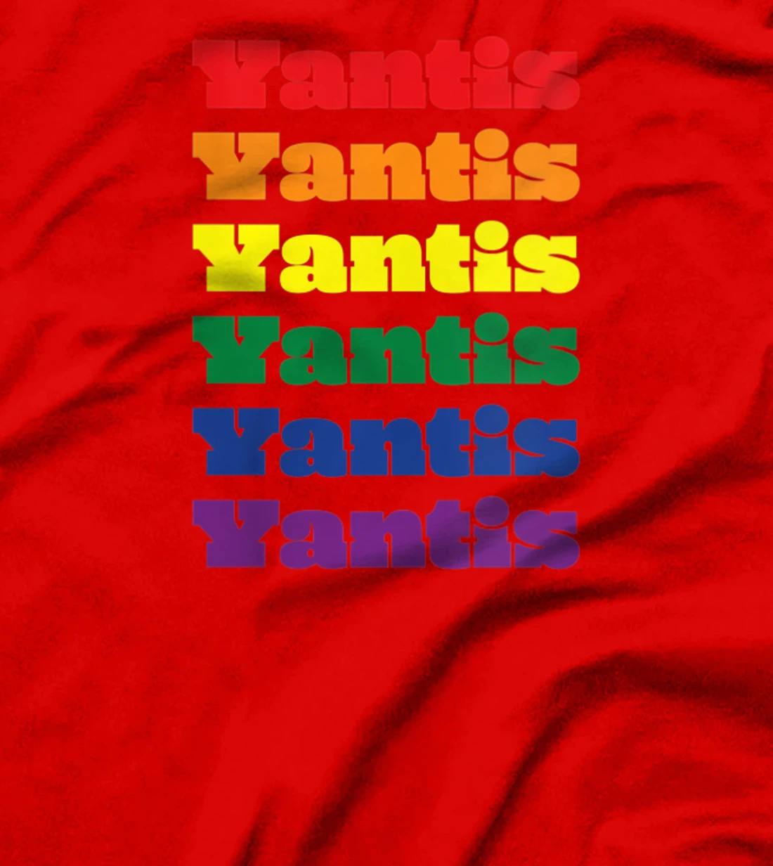 Womens Yantis Texas LGBTQ Gay Pride Month Rainbow Solidarity T-Shirt