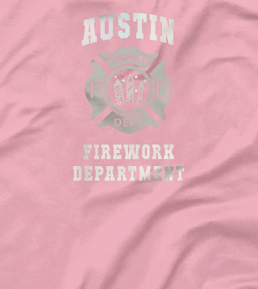 Funny AUSTIN FIREWORK DEPT Texas Proud Pyro Safety Director Premium T-Shirt