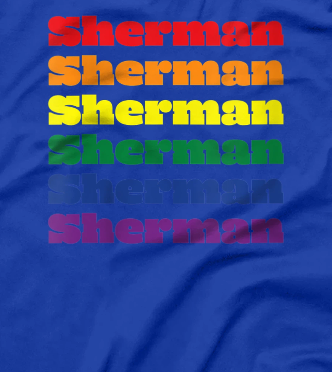 Womens Sherman Texas LGBTQ Gay Pride Month Rainbow Solidarity T-Shirt