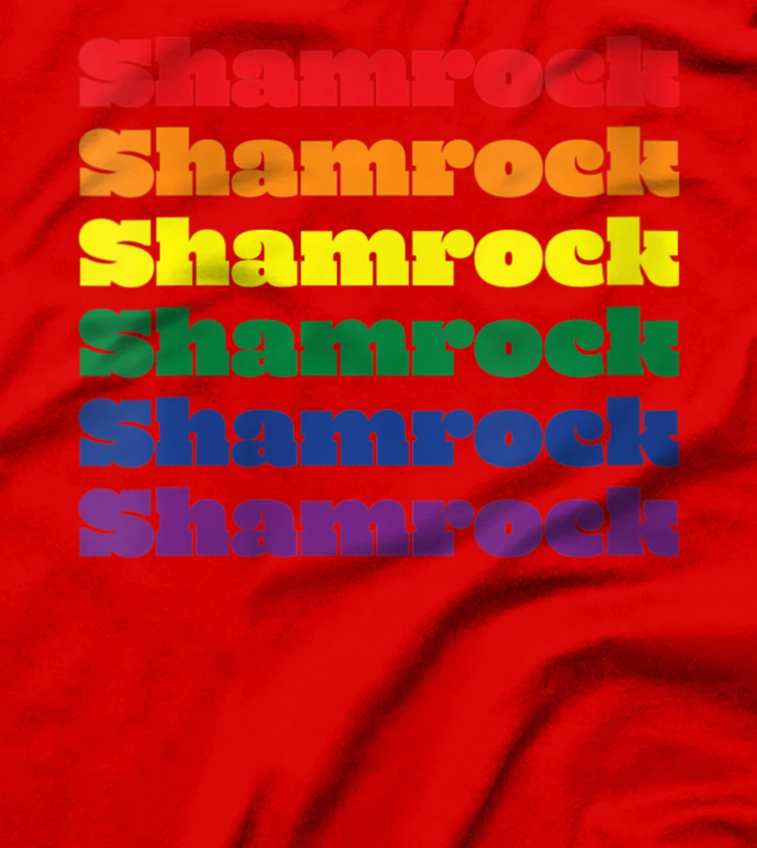 Womens Shamrock Texas LGBTQ Gay Pride Month Rainbow Solidarity T-Shirt