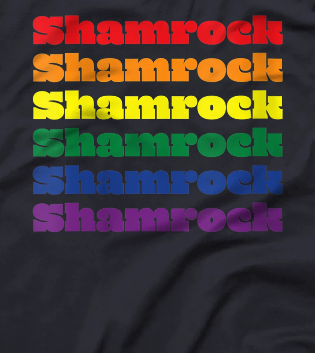 Womens Shamrock Texas LGBTQ Gay Pride Month Rainbow Solidarity T-Shirt
