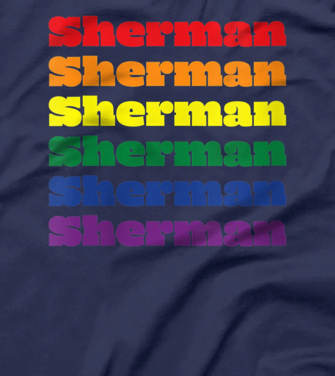 Womens Sherman Texas LGBTQ Gay Pride Month Rainbow Solidarity T-Shirt