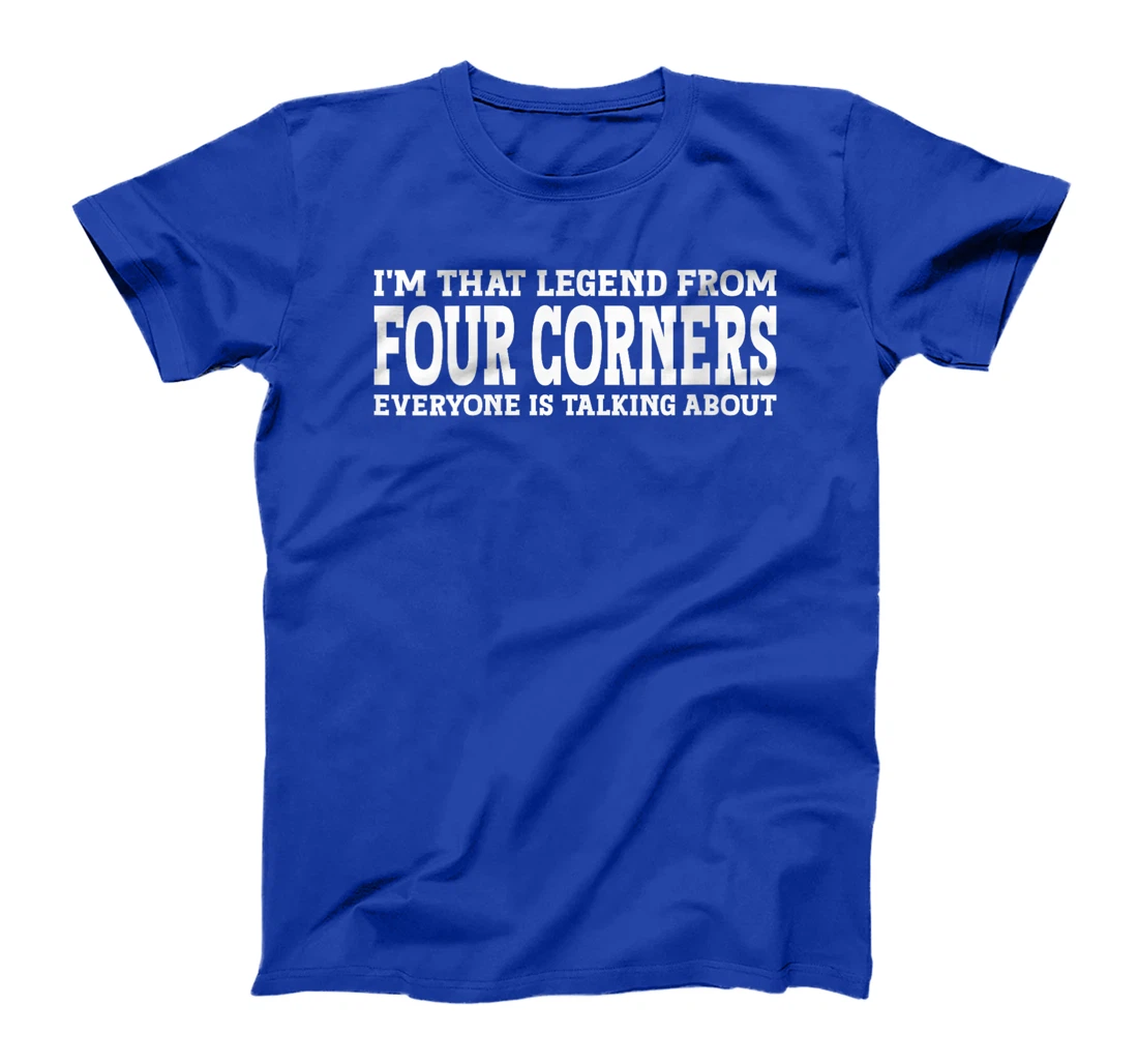 Womens Four Corners Hometown TX Texas Home Roots City Four Corners T-Shirt
