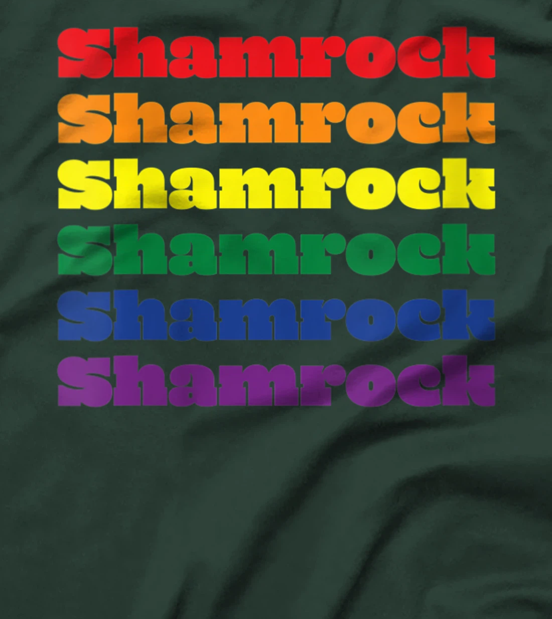 Womens Shamrock Texas LGBTQ Gay Pride Month Rainbow Solidarity T-Shirt