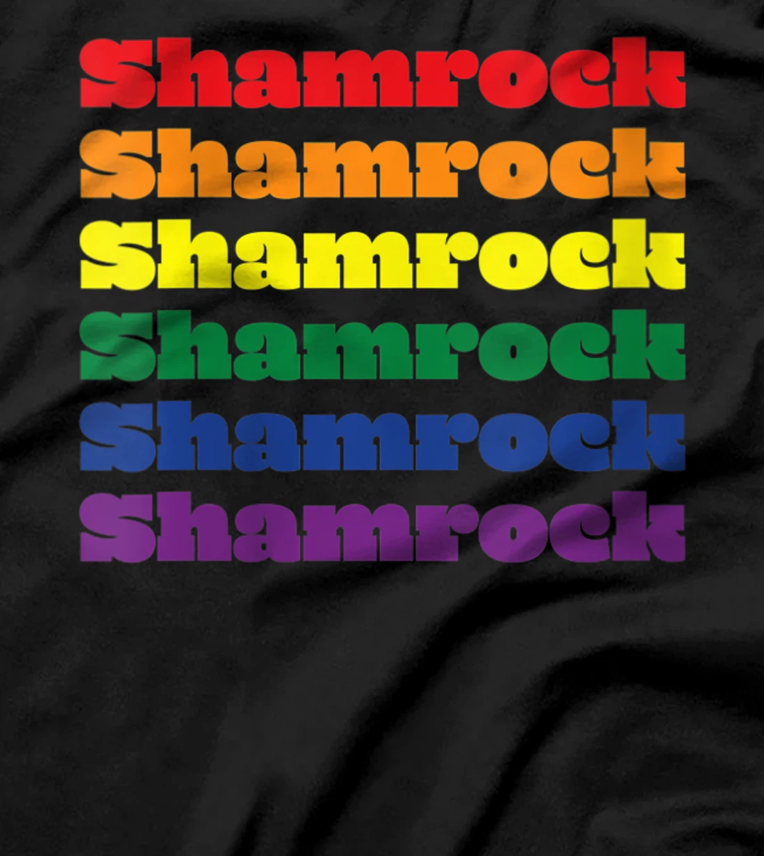 Womens Shamrock Texas LGBTQ Gay Pride Month Rainbow Solidarity T-Shirt