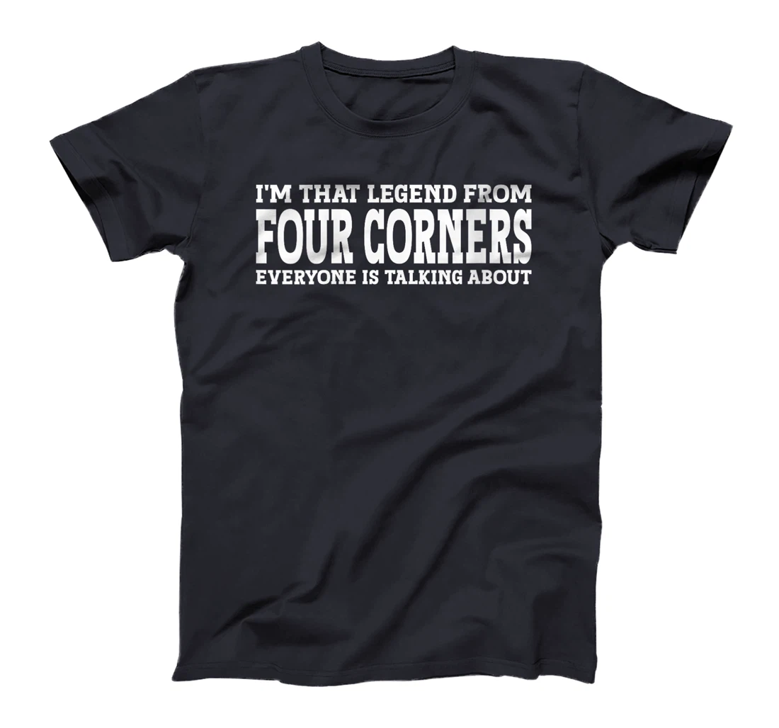 Womens Four Corners Hometown TX Texas Home Roots City Four Corners T-Shirt