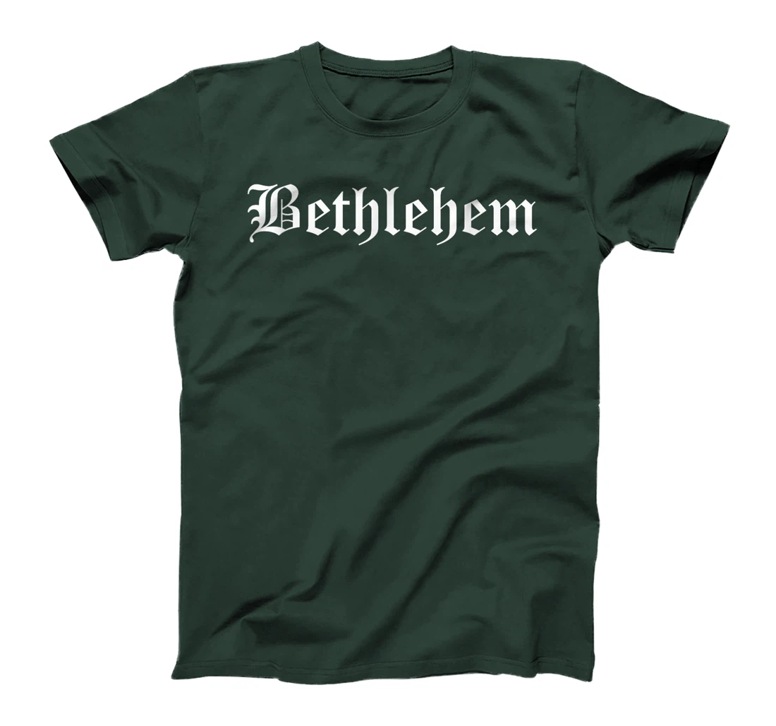 Bethlehem Israel Souvenir Country Old English Style T-Shirt