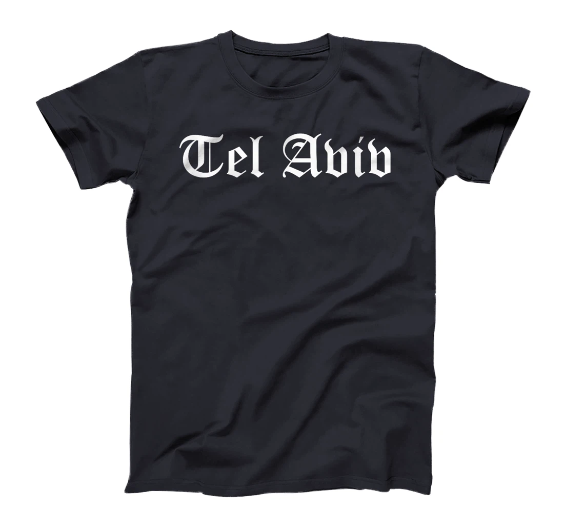 Tel Aviv Israel Souvenir Country Old English Style T-Shirt