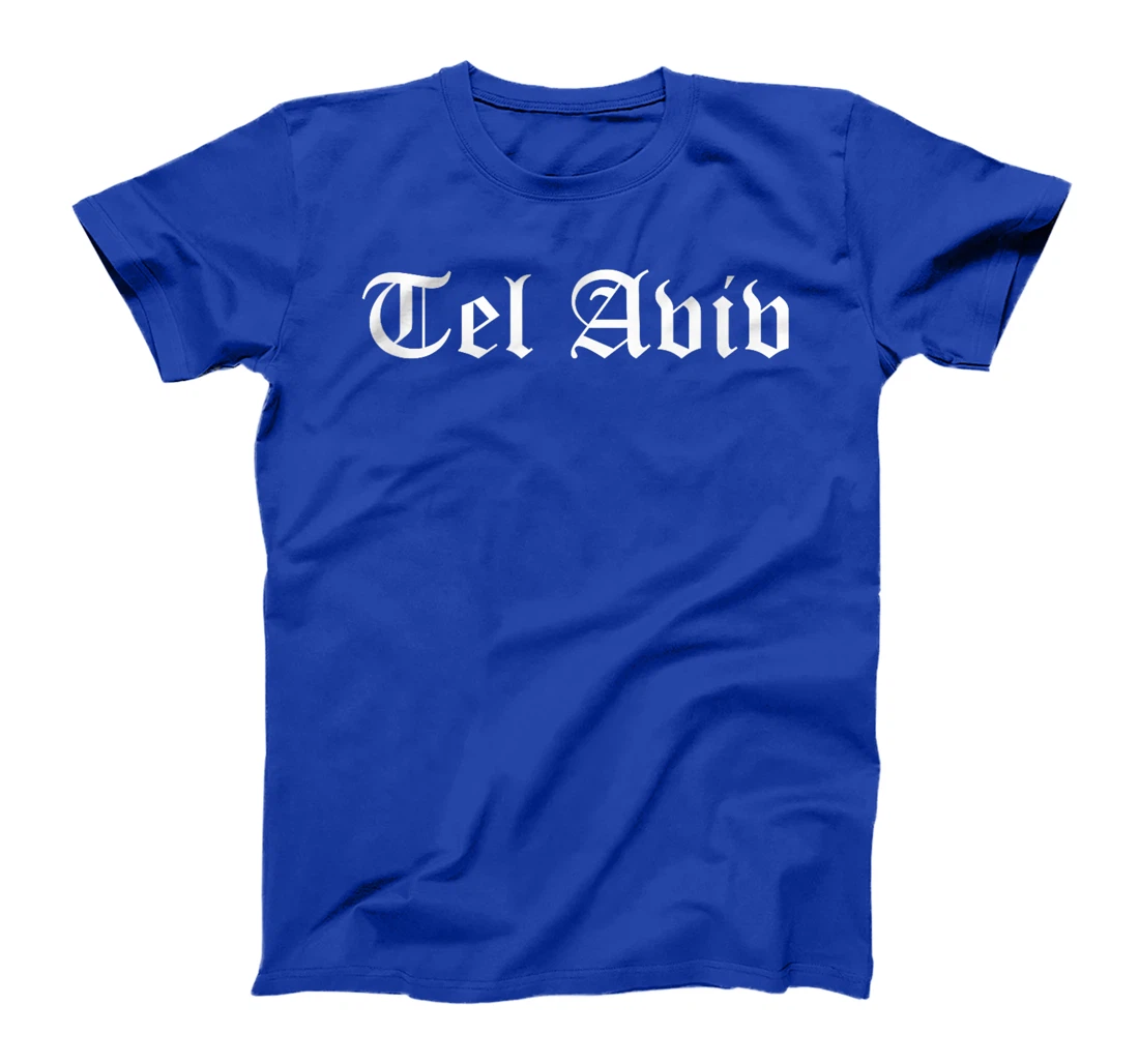 Tel Aviv Israel Souvenir Country Old English Style T-Shirt