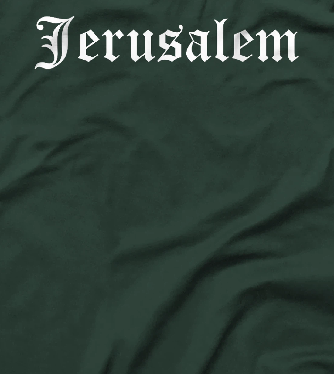 Jerusalem Israel Souvenir Country Old English Style T-Shirt