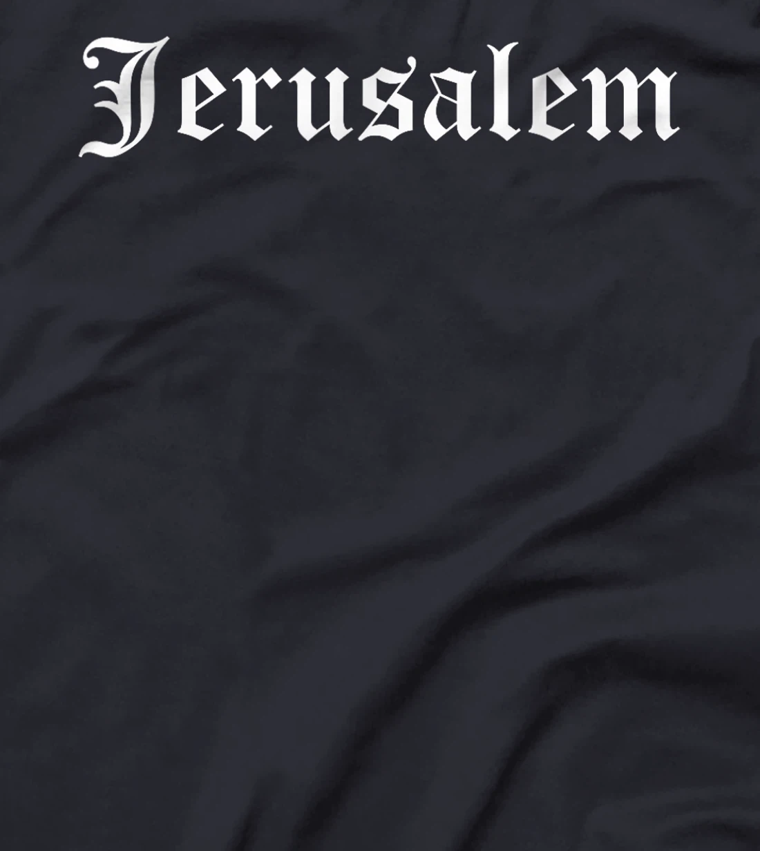 Jerusalem Israel Souvenir Country Old English Style T-Shirt