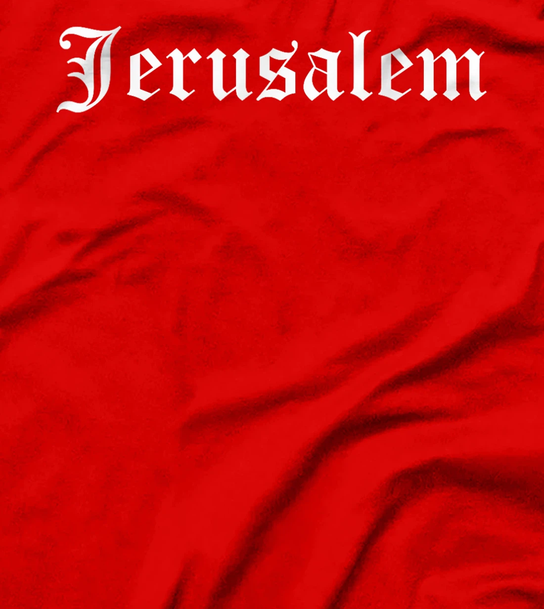 Jerusalem Israel Souvenir Country Old English Style T-Shirt