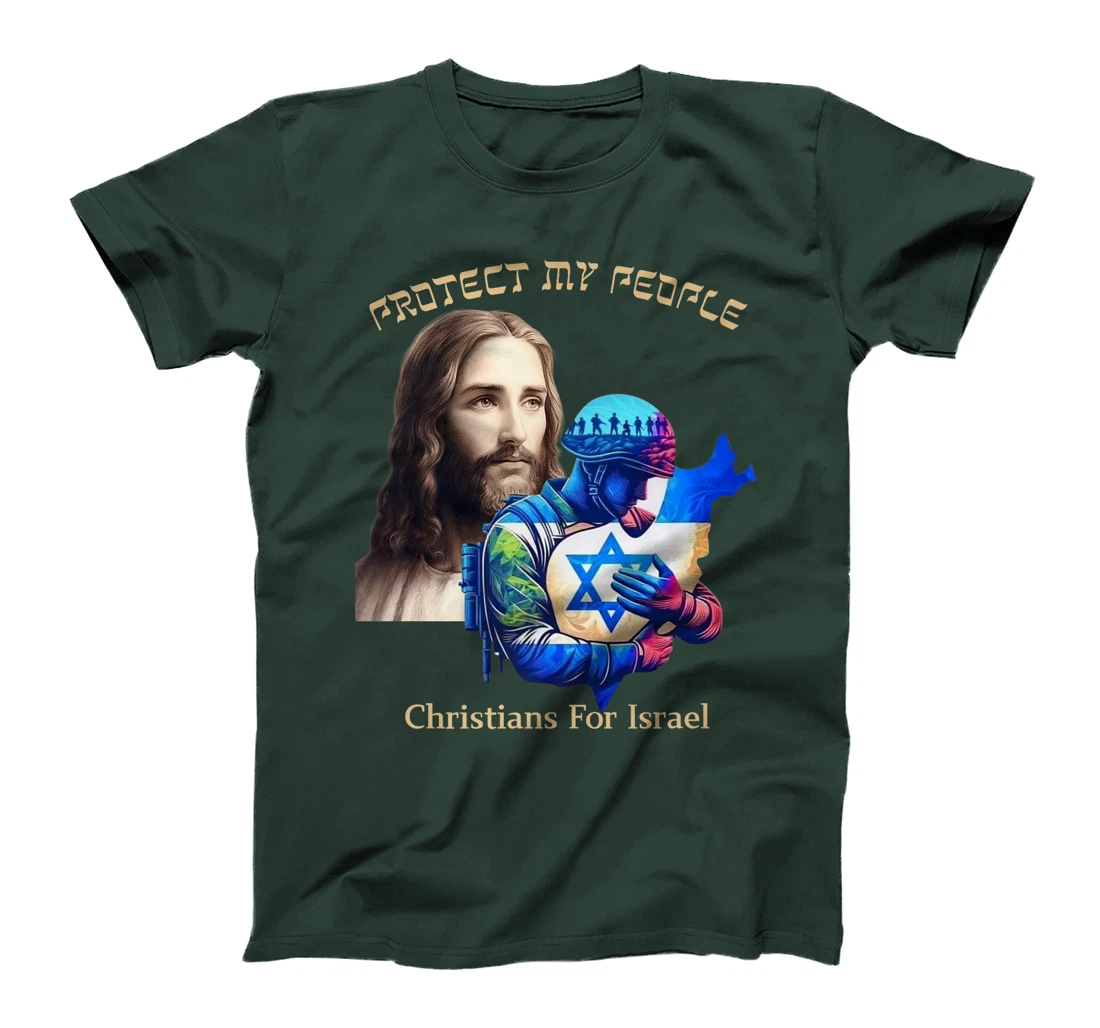 Support Israel Christians For Israel Jesus Protect My People Premium T-Shirt