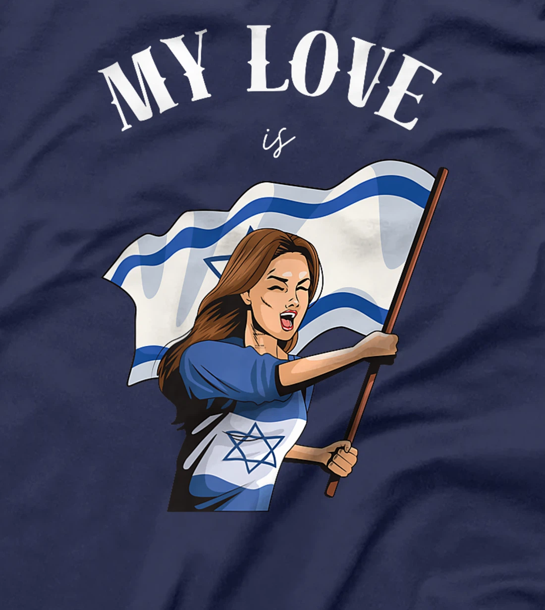 Israel Flag Israelite Israeli Gifts Premium T-Shirt