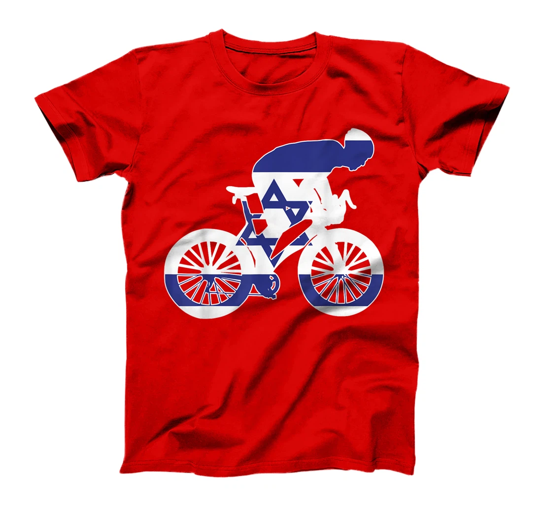 Israel Biker Nation Rider World Flags T-Shirt