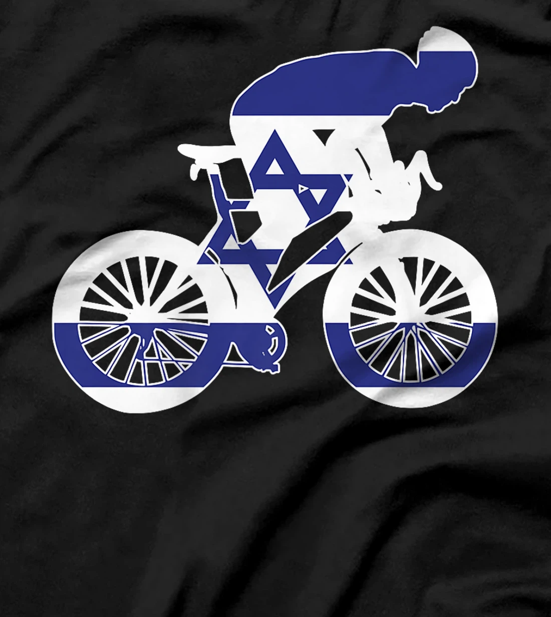 Israel Biker Nation Rider World Flags Premium T-Shirt