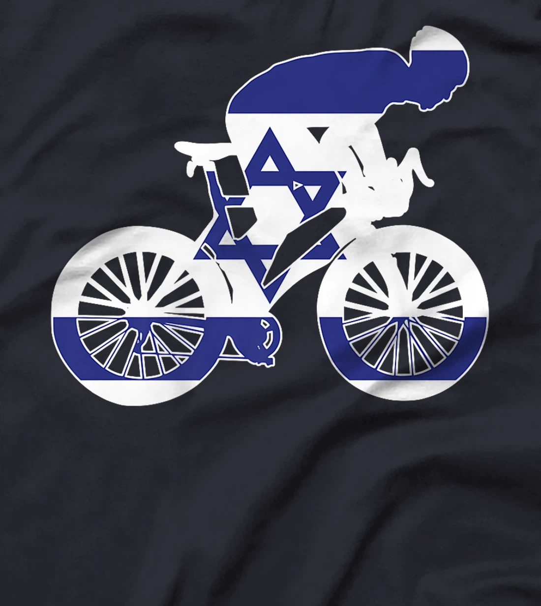 Israel Biker Nation Rider World Flags Premium T-Shirt