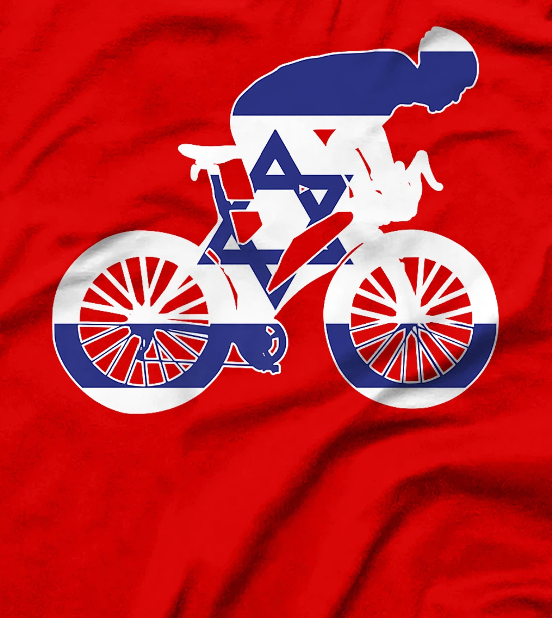 Israel Biker Nation Rider World Flags Premium T-Shirt
