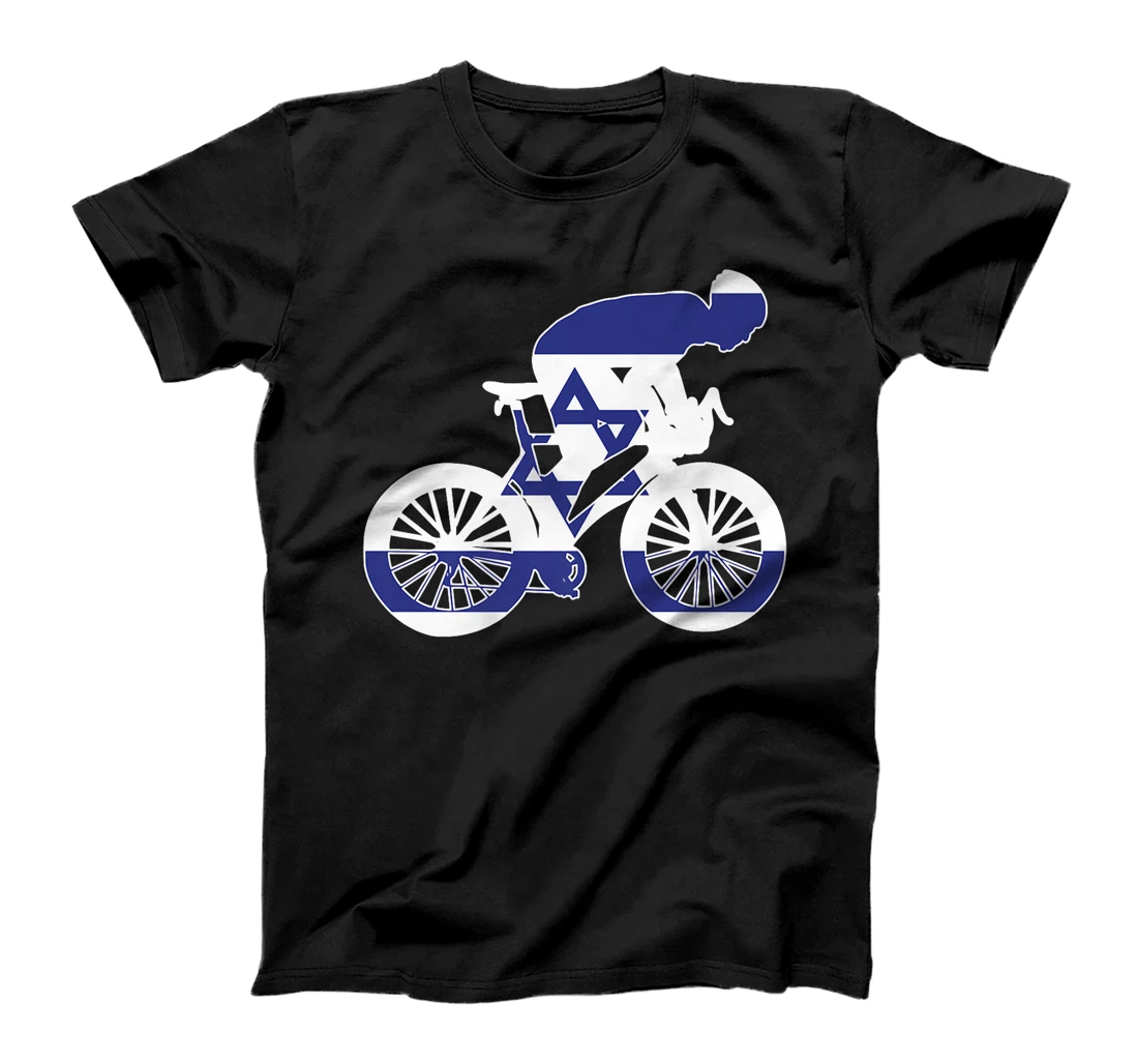Israel Biker Nation Rider World Flags Premium T-Shirt