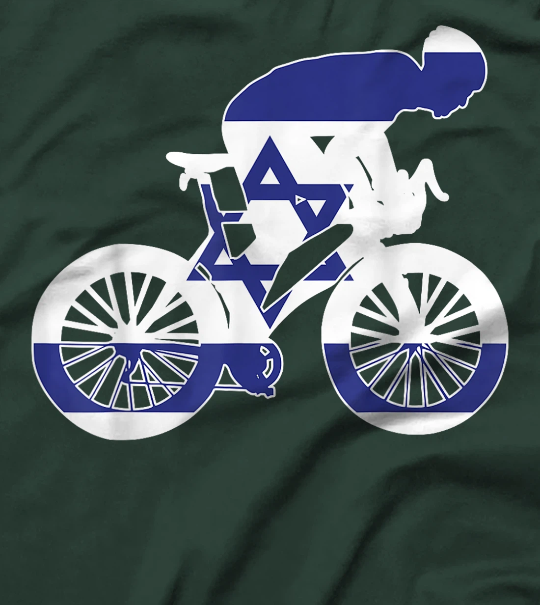 Israel Biker Nation Rider World Flags T-Shirt