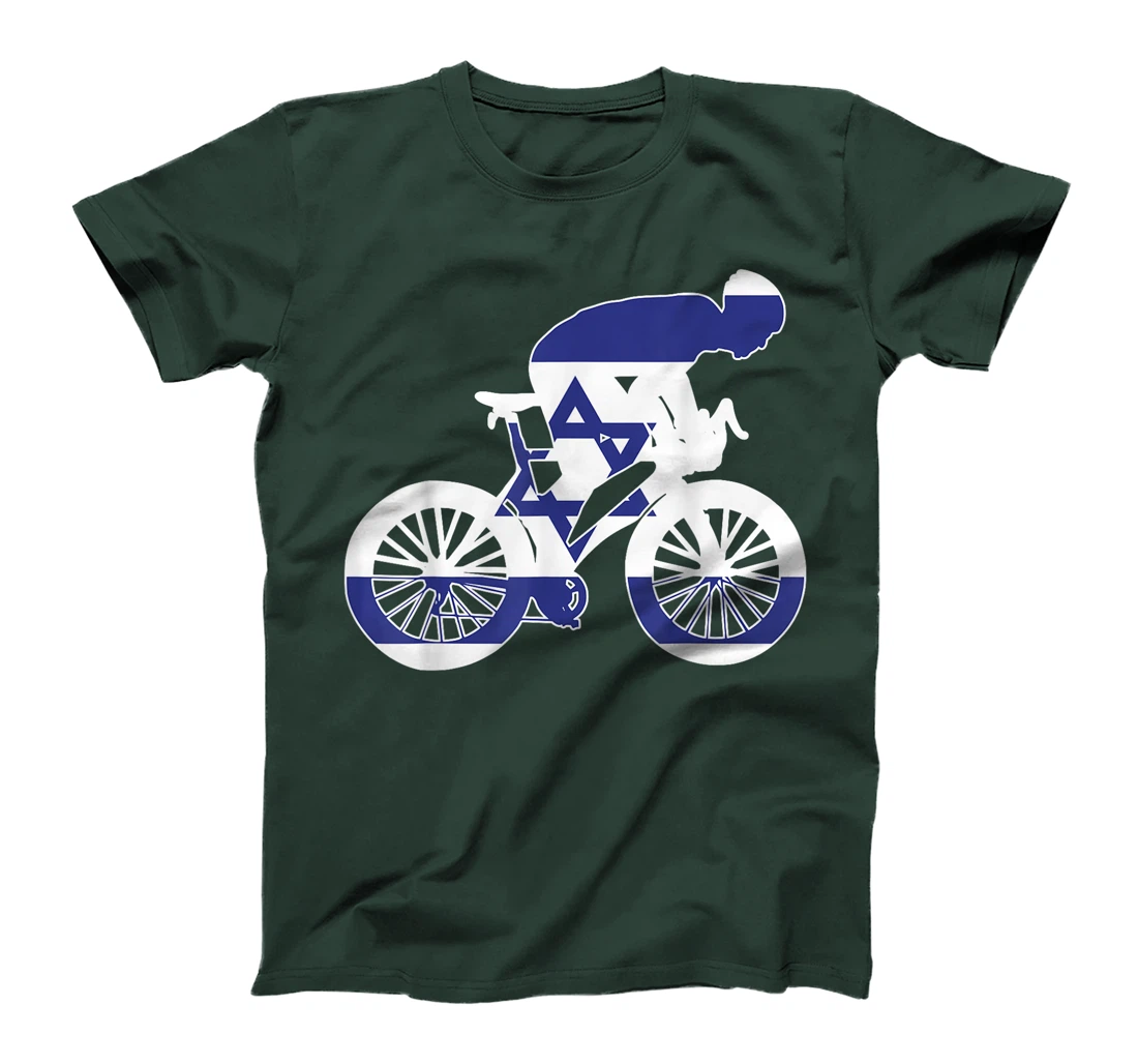 Israel Biker Nation Rider World Flags T-Shirt