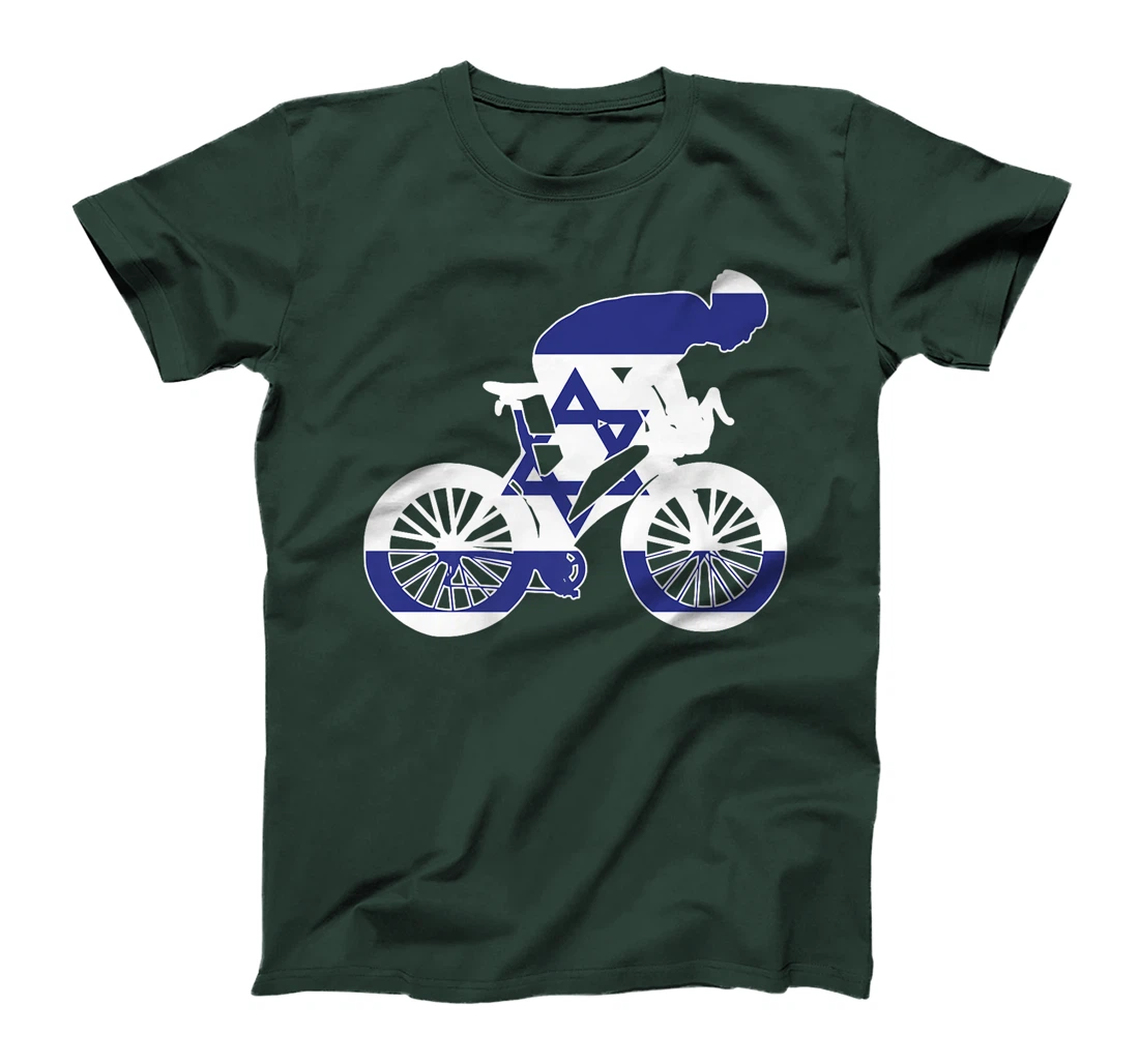 Israel Biker Nation Rider World Flags Premium T-Shirt