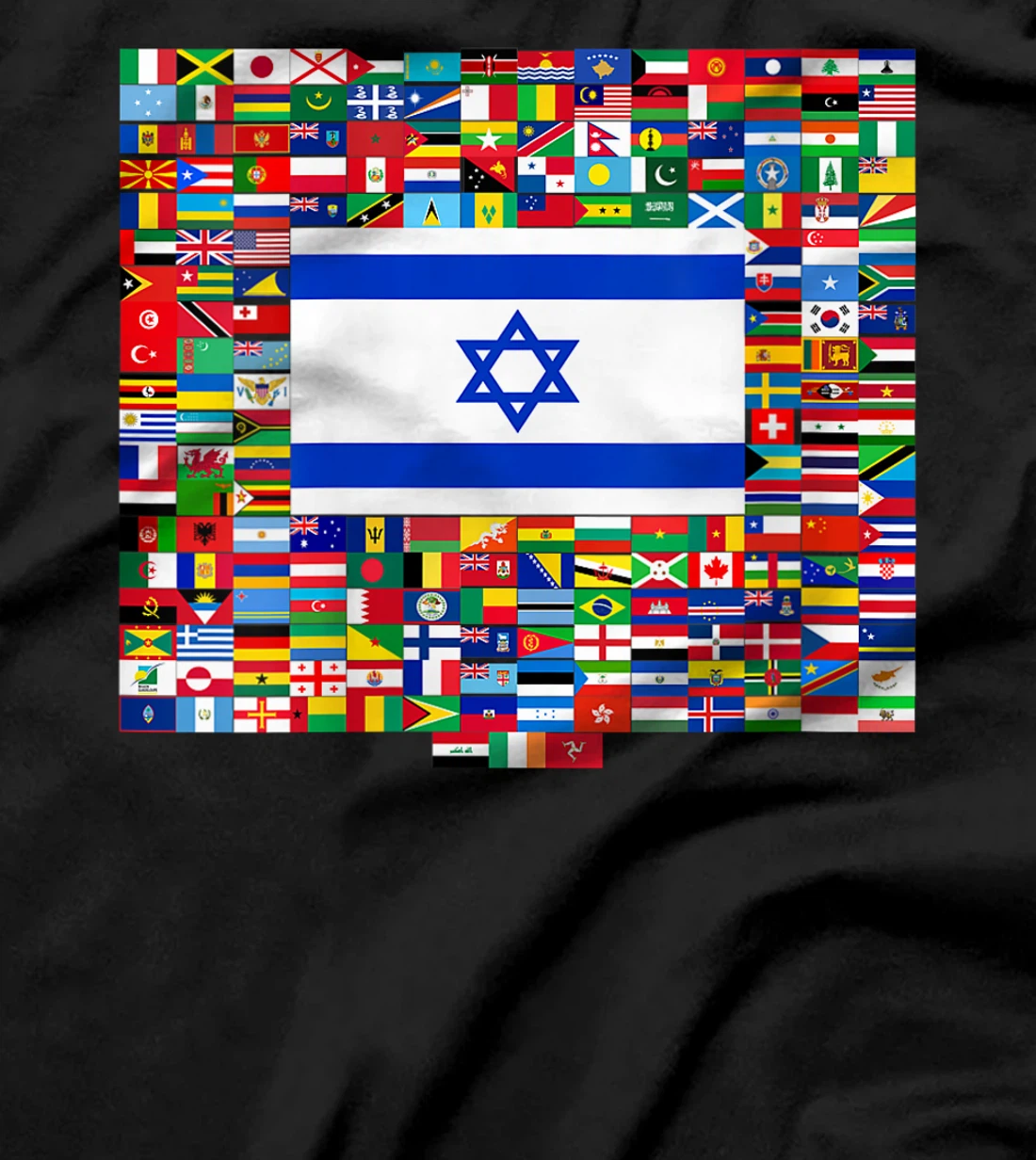 Womens Israel Flag Map - Israel Country T-Shirt