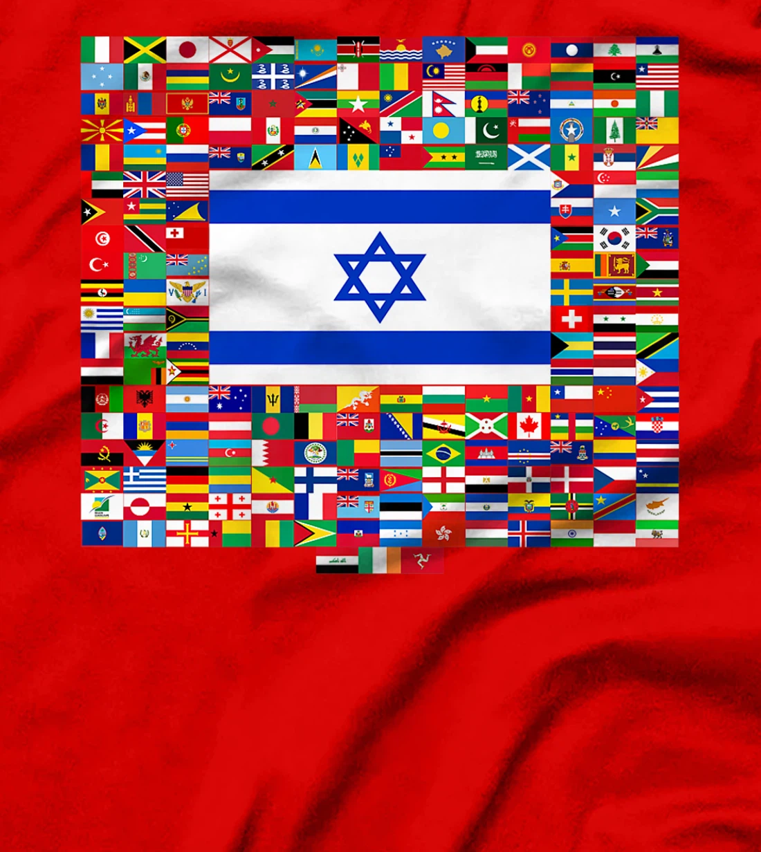Israel Flag Map - Israel Country Premium T-Shirt