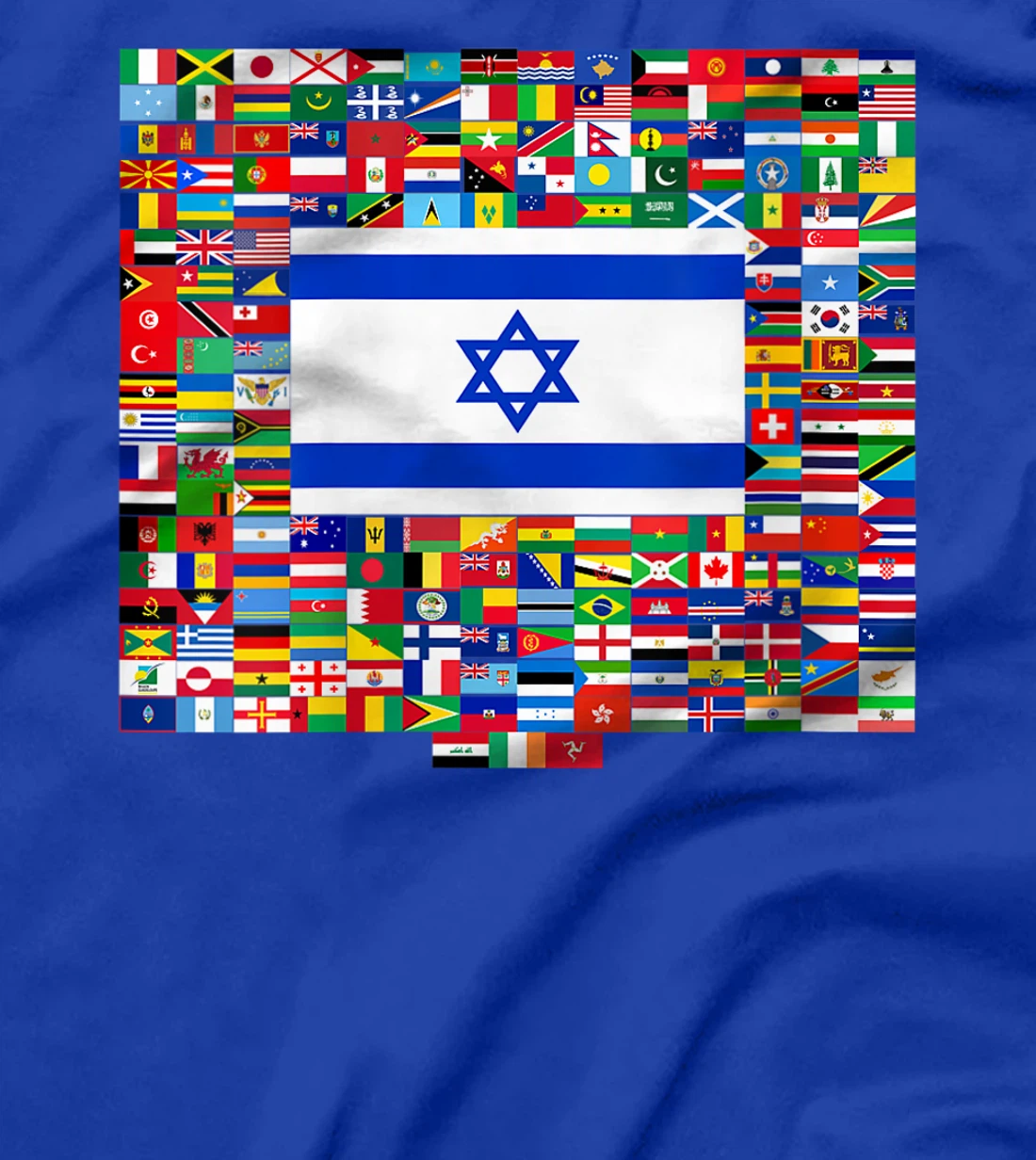Womens Israel Flag Map - Israel Country T-Shirt