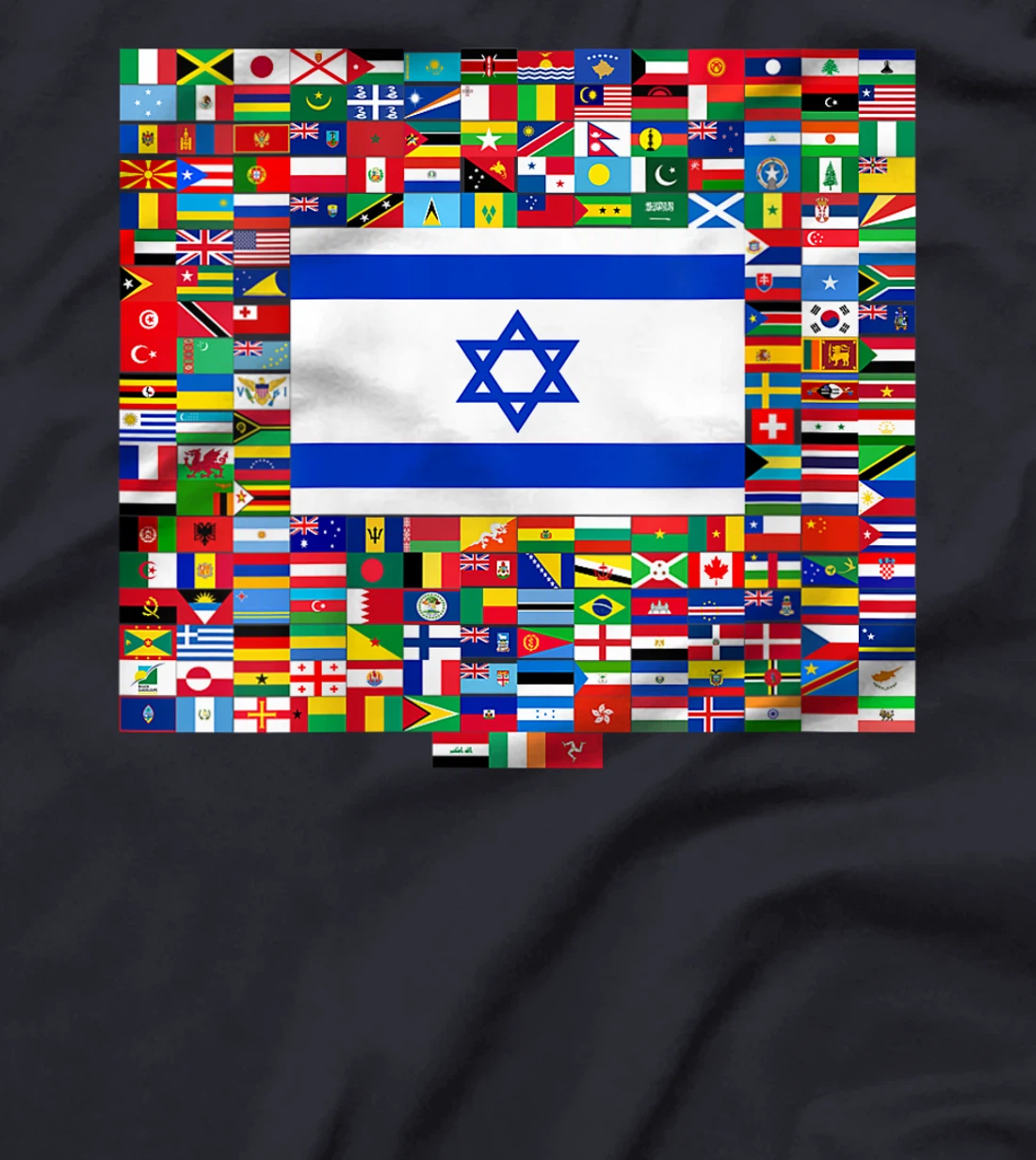 Womens Israel Flag Map - Israel Country T-Shirt