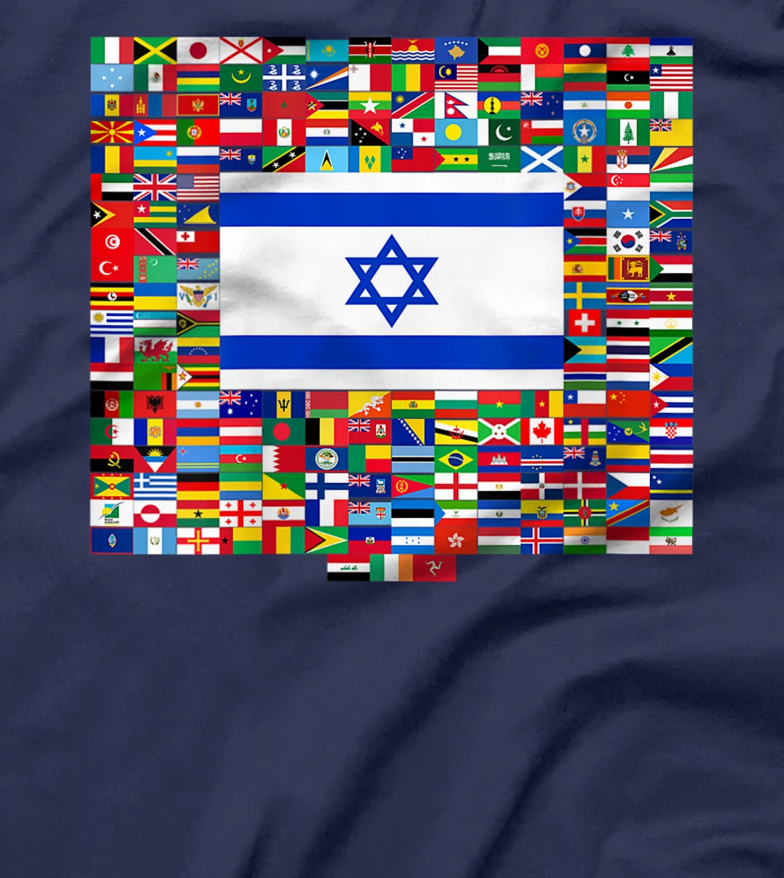 Womens Israel Flag Map - Israel Country T-Shirt