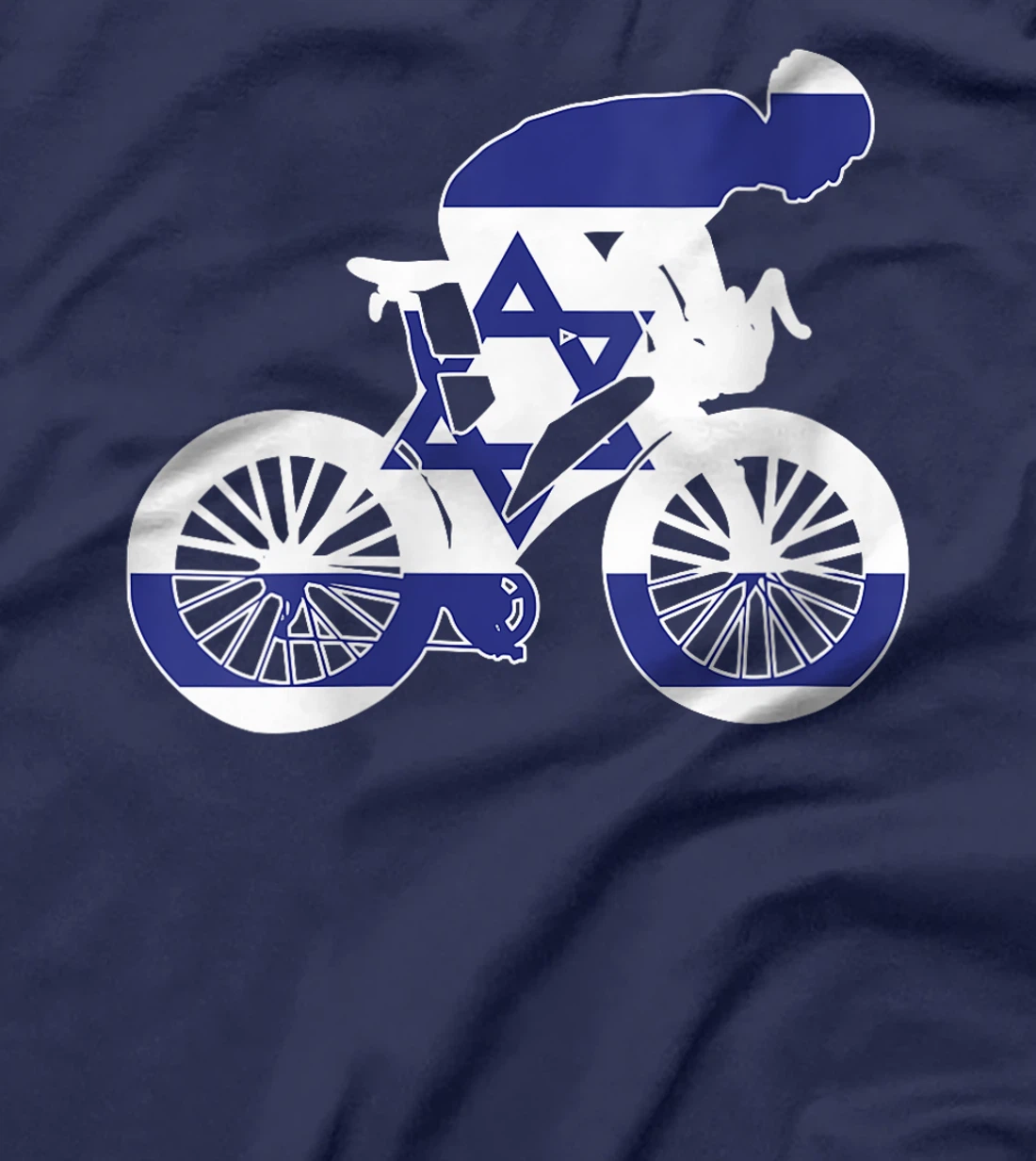 Womens Israel Biker Nation Rider World Flags T-Shirt