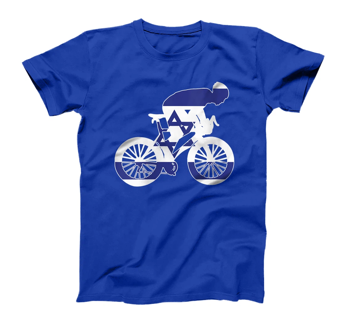 Womens Israel Biker Nation Rider World Flags T-Shirt