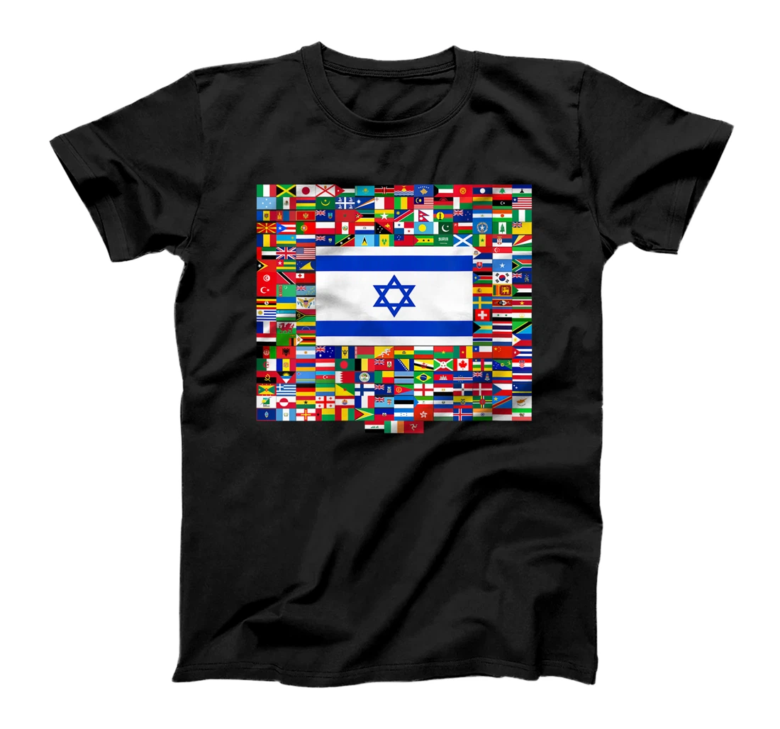 Womens Israel Flag Map - Israel Country T-Shirt