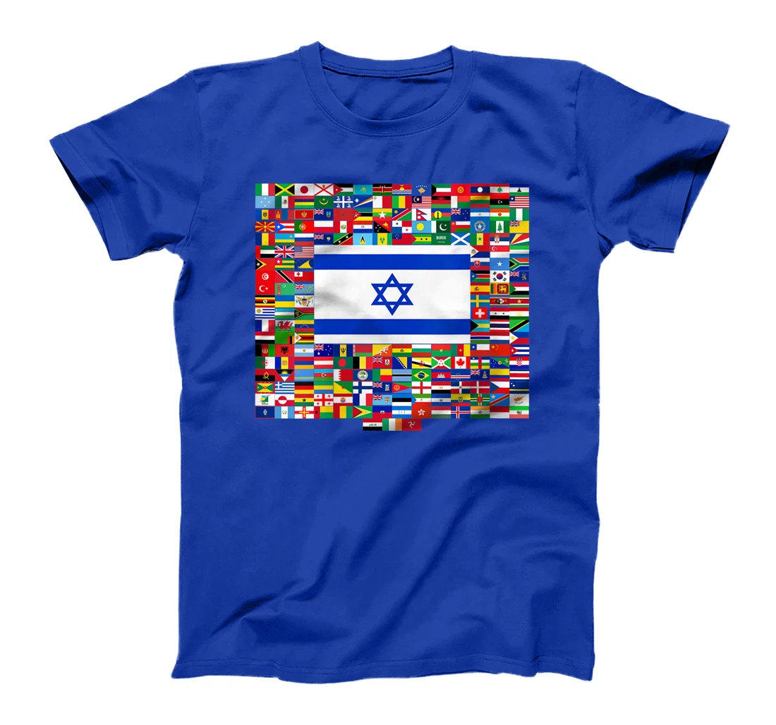 Womens Israel Flag Map - Israel Country T-Shirt