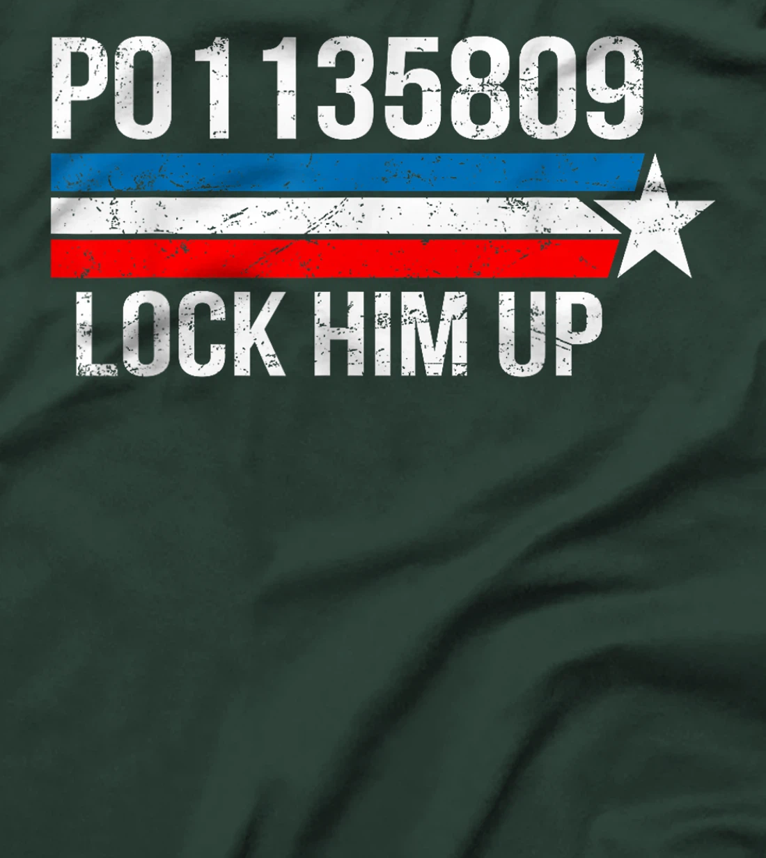 Anti Trump GA Booking Number Fulton County Jail Lock Him Up T-Shirt