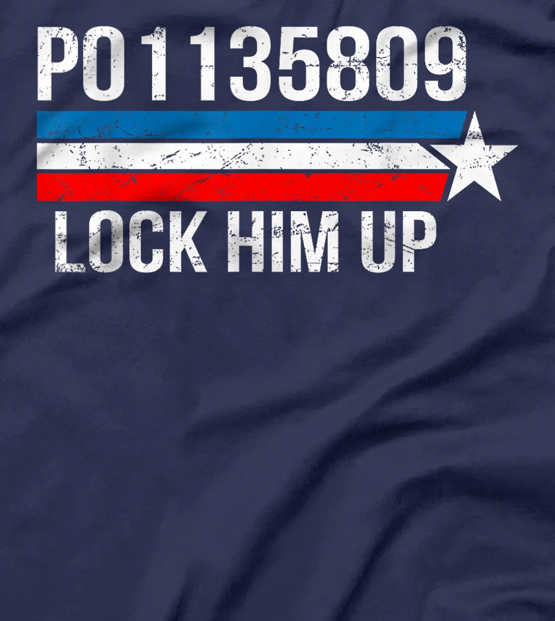 Anti Trump GA Booking Number Fulton County Jail Lock Him Up T-Shirt