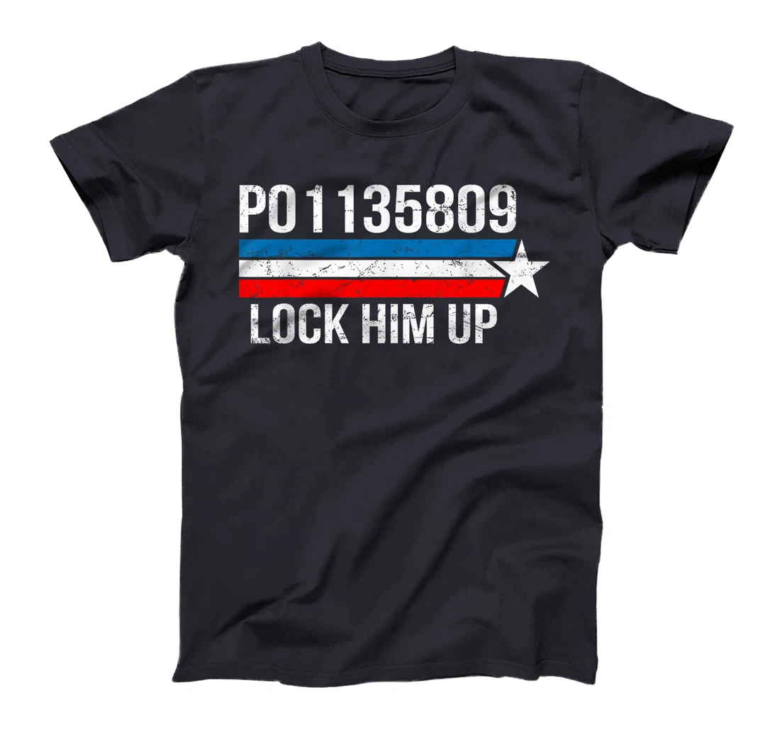 Anti Trump GA Booking Number Fulton County Jail Lock Him Up T-Shirt