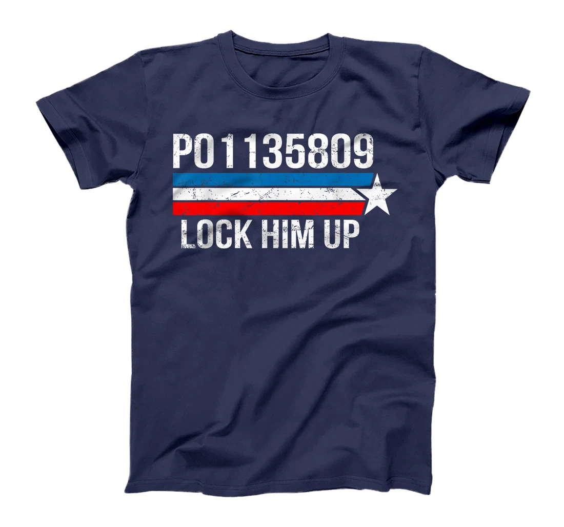 Anti Trump GA Booking Number Fulton County Jail Lock Him Up T-Shirt