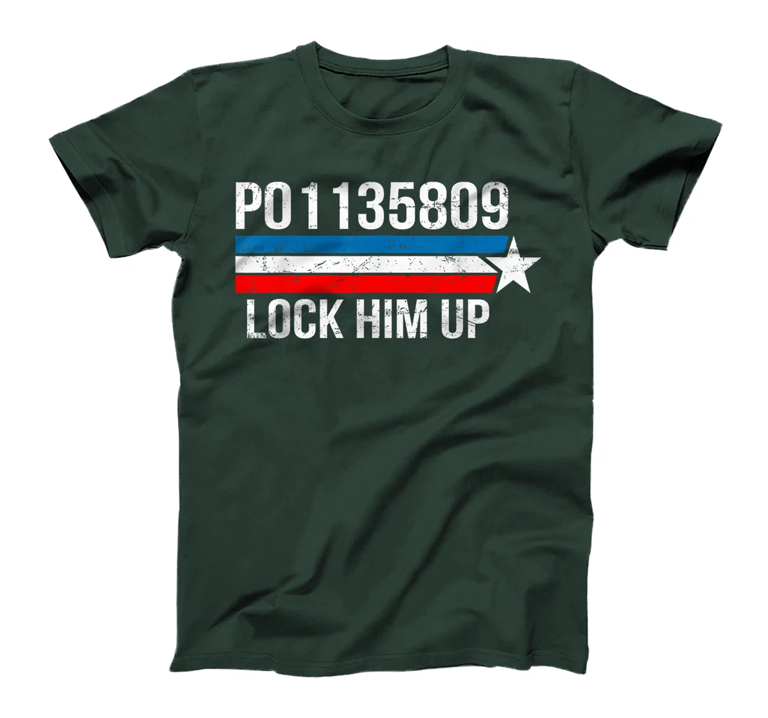 Anti Trump GA Booking Number Fulton County Jail Lock Him Up T-Shirt