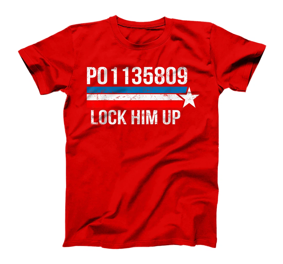 Anti Trump GA Booking Number Fulton County Jail Lock Him Up T-Shirt