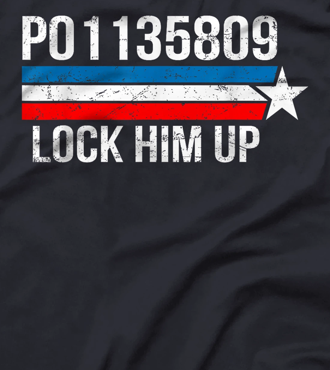 Anti Trump GA Booking Number Fulton County Jail Lock Him Up T-Shirt