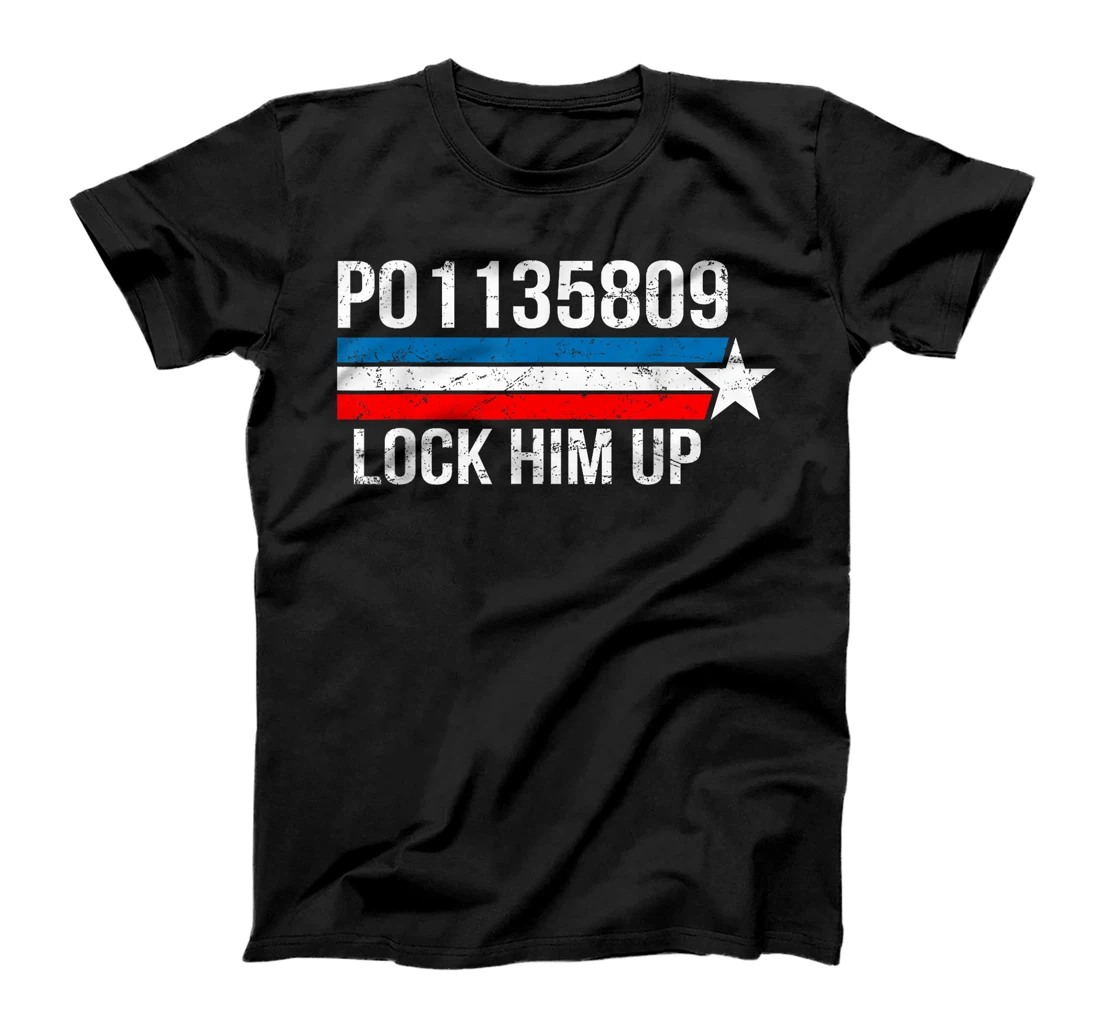 Anti Trump GA Booking Number Fulton County Jail Lock Him Up T-Shirt