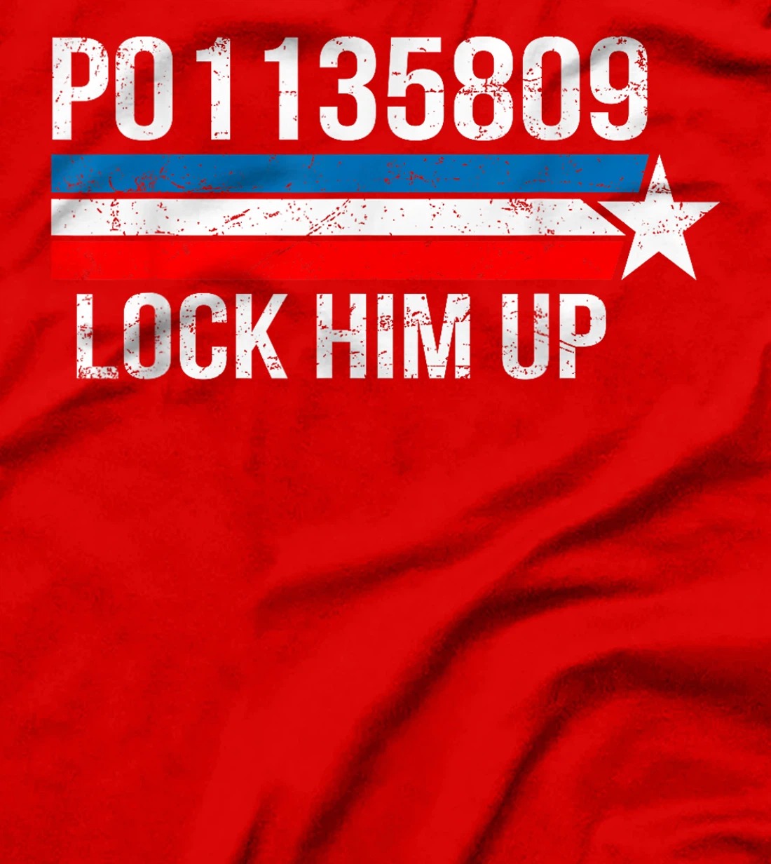Anti Trump GA Booking Number Fulton County Jail Lock Him Up T-Shirt